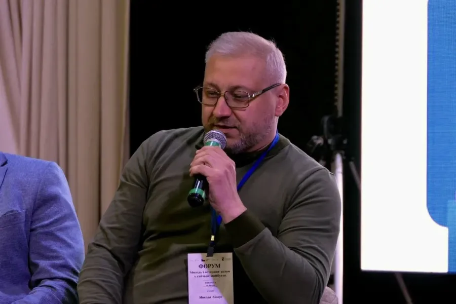 Ветеран Микола Білоус працює у секторі ветеранської політики. Фото: Калуська міська рада