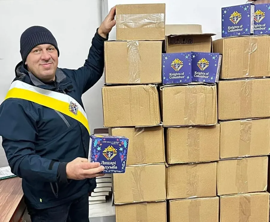 250 солодких подарунків вручать від спільноти "Лицарі Колумба". Фото: Іван Мазурик
