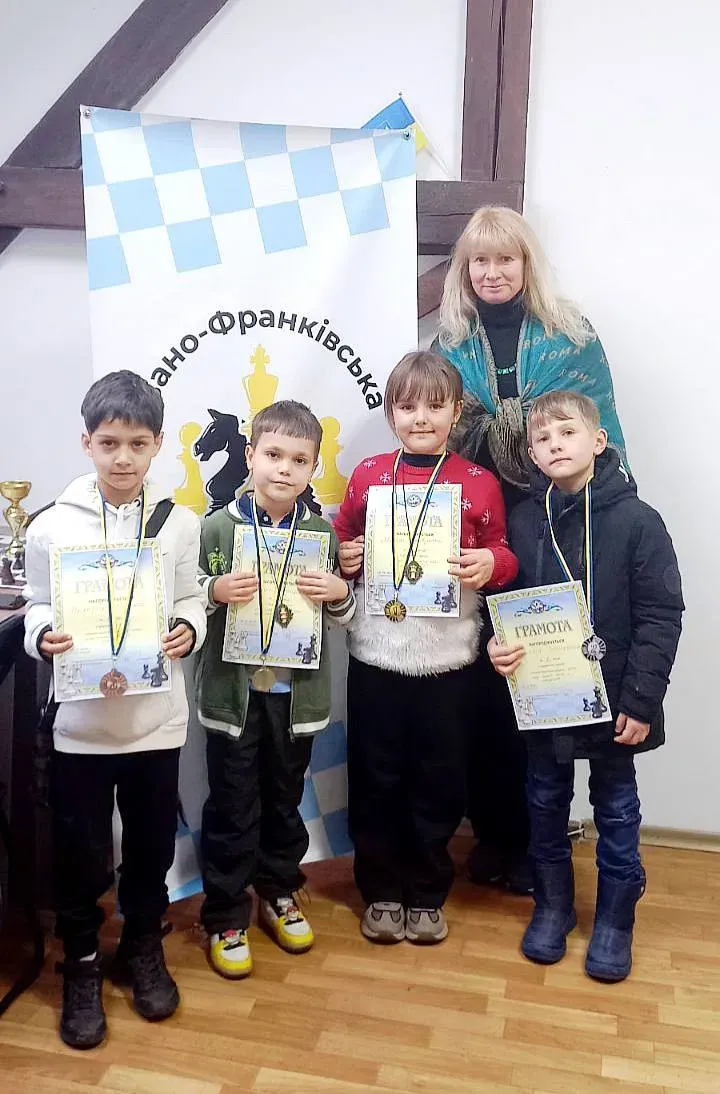 Калушани вибороли нагороди шахового турніру