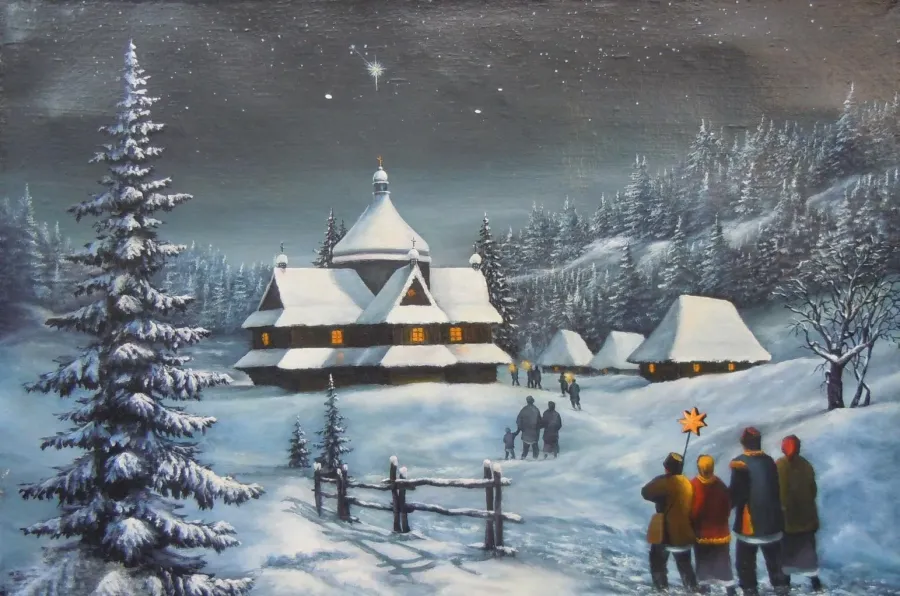 Ілюстроване фото. На виставці представлять живопис та різдвяні композиції