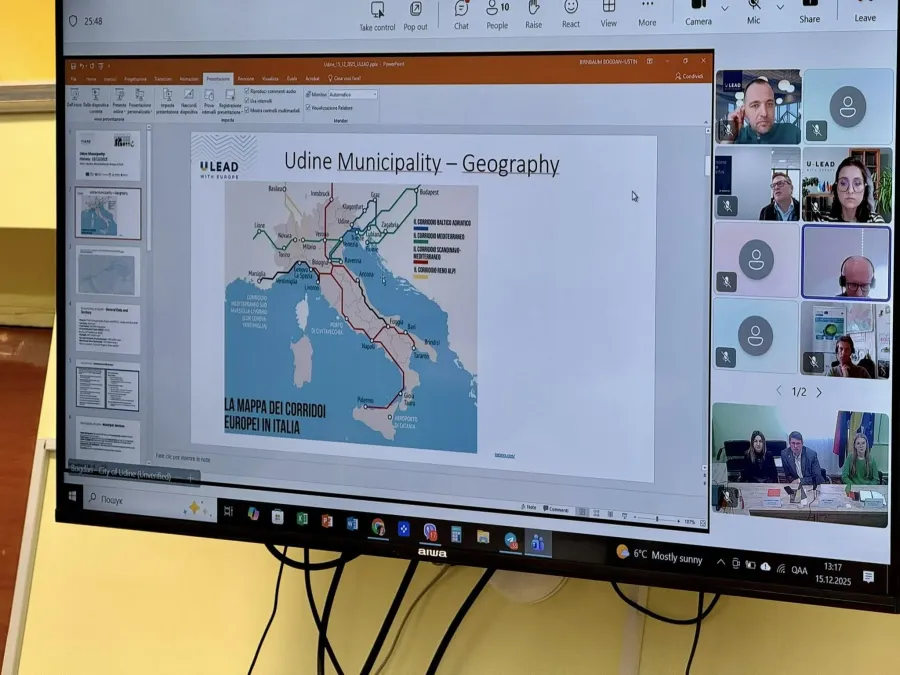 Удіне — місто з населенням близько 98 тисяч мешканців. Фото: Калуська міська рада