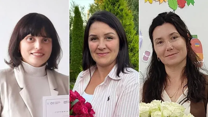 Троє сертифікованих вчителів — вчительки початкових класів