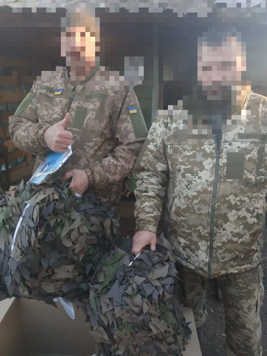 Маскувальні сітки та накидки-кікімори — вже на позиціях