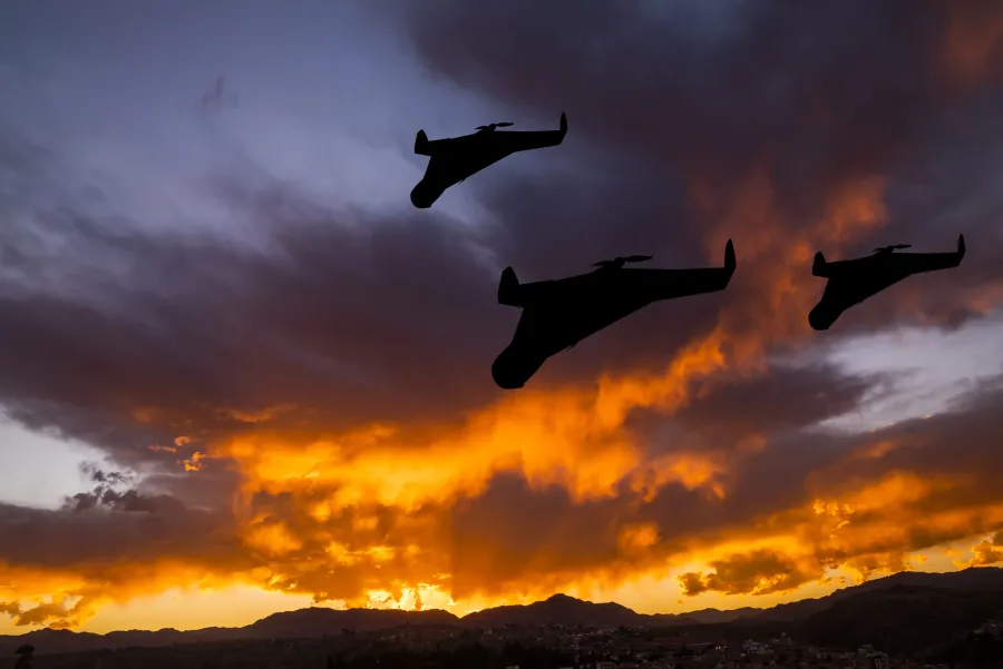 Ілюстроване фото. Російська армія атакувала Прикарпаття "шахедами"