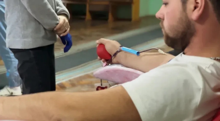 Під час Дня донора у Калуші. Фото: архів "Вікон"