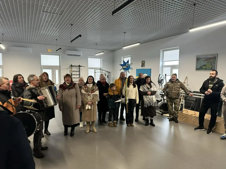 Пійлівчани завітали з колядою до реабілітаційного центру «4.5.0 Прикарпаття»