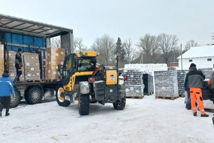 Допомога вирушила від собору Святої Софії в Римі