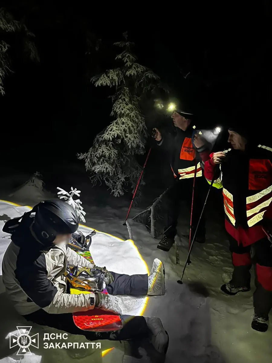 Медичної допомоги хлопець не потребував. Фото: Головне управління ДСНС України у Закарпатській області