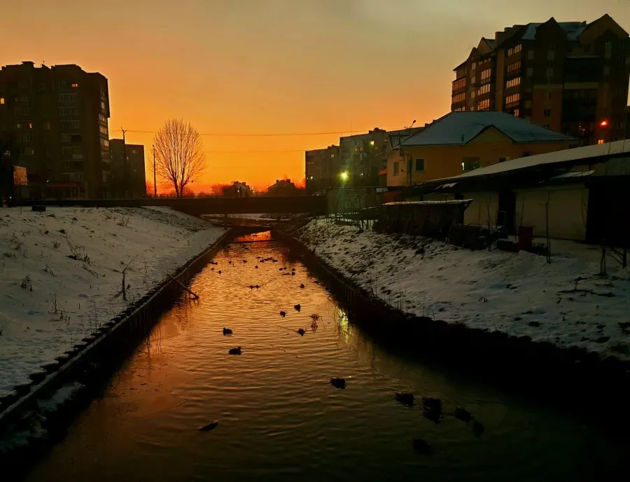 Захід сонця.  Фото: Natali Kovalska/Фейсбук