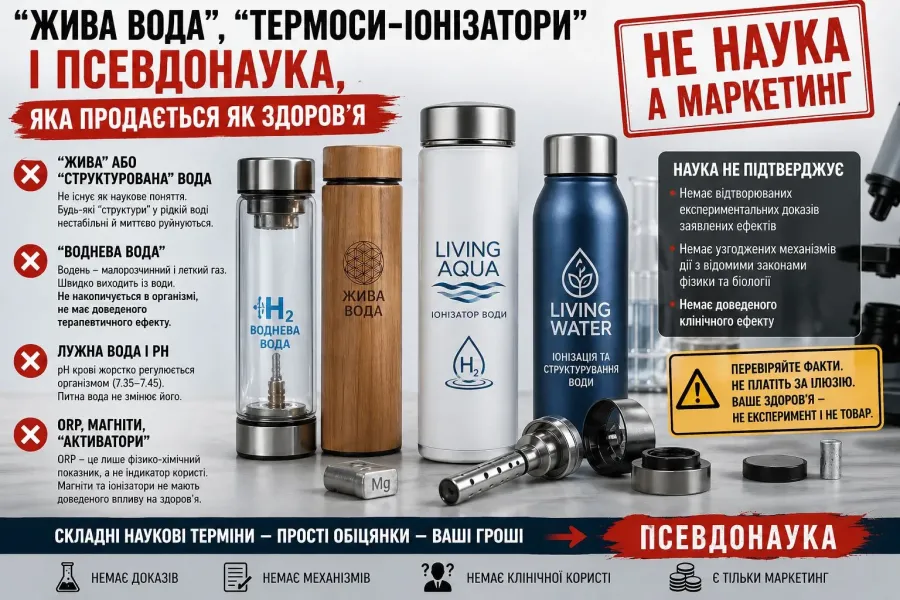 Складні наукові терміни використовуються для створення простих комерційних обіцянок