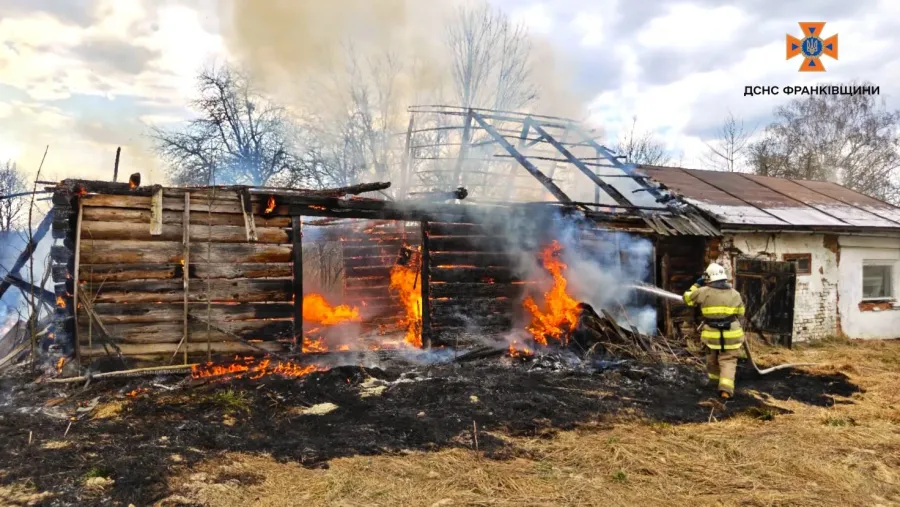 Пожежі ліквідували рятувальники