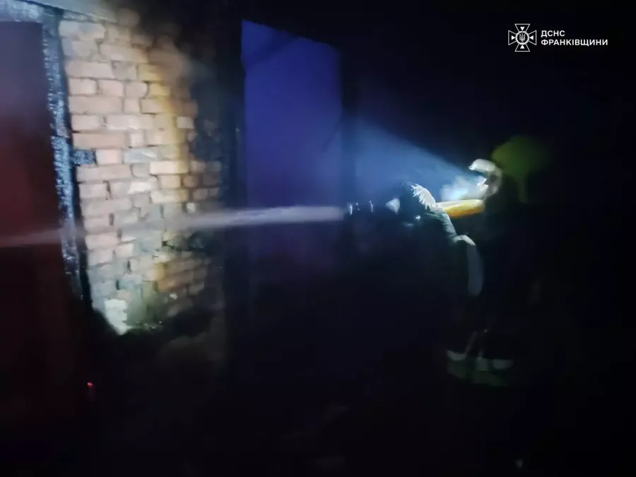 До ліквідації пожежі залучили 2 одиниці техніки та 12 рятувальників