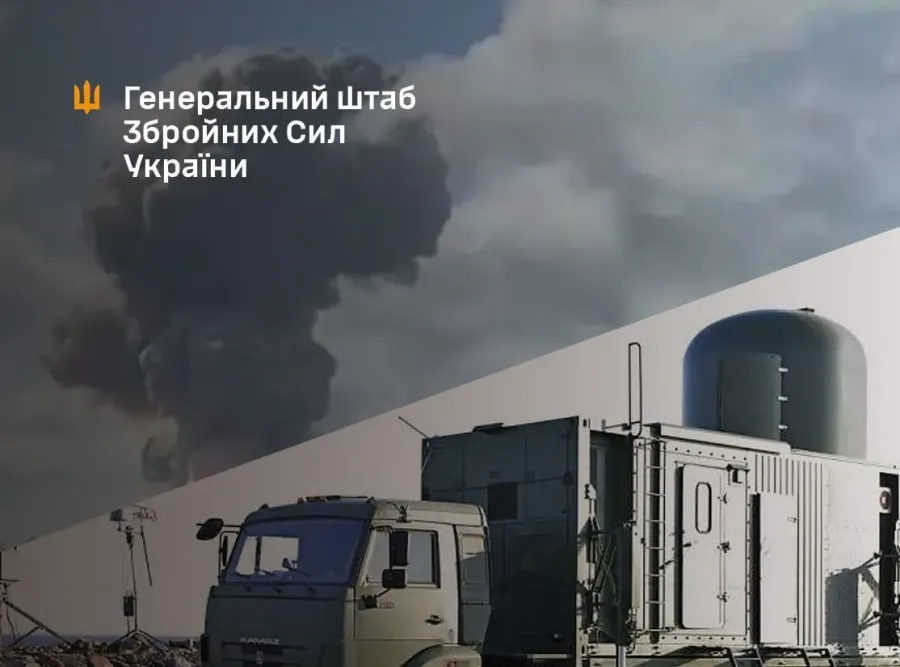 Сили оборони України уразили російський радіолокаційний комплекс "Валдай". Ілюстроване фото: Генштаб ЗСУ