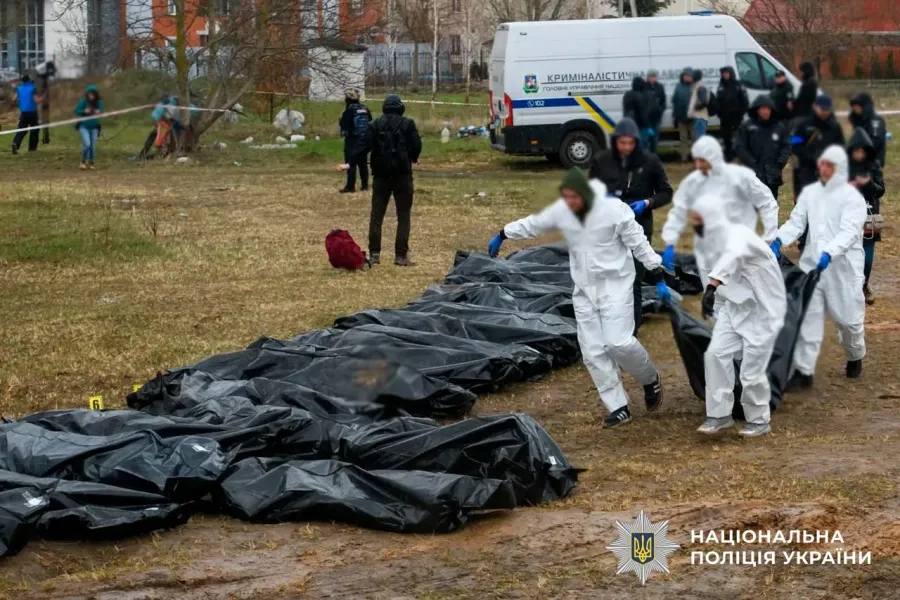 Слідчі оголосили підозру 59 військовослужбовцям РФ, серед яких 10 командирів. Фото: Національна поліція України