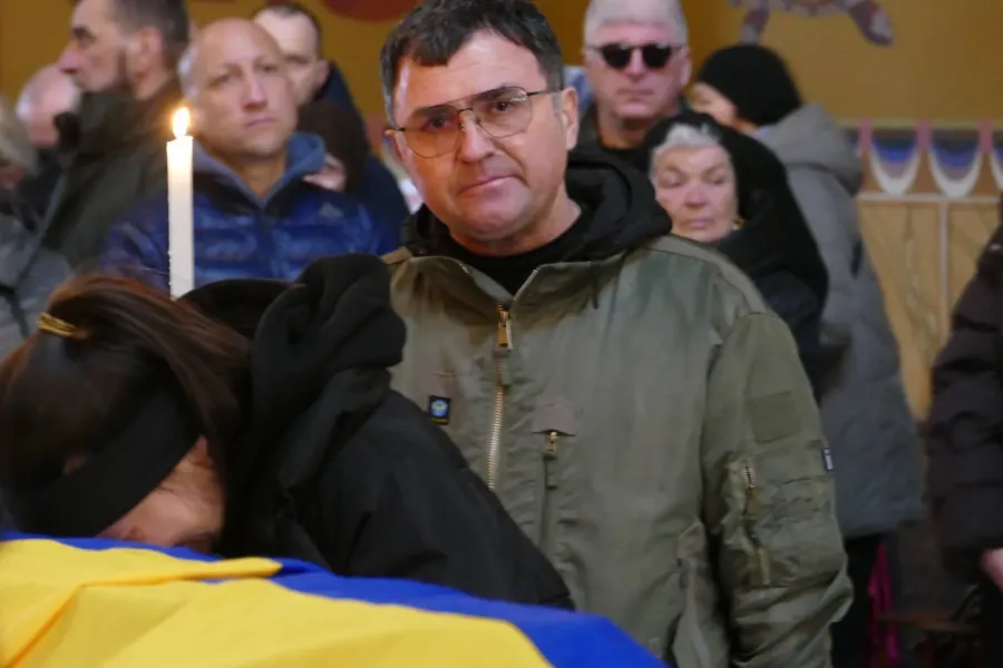 З воїном прощалися рідні та побратими. Фото: Калуська міська рада