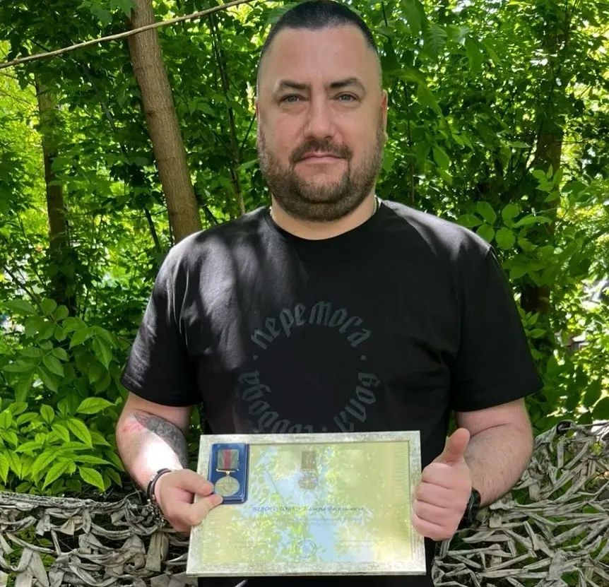 Назарія Білоголовку нагороджено відзнакою "За оборону України"