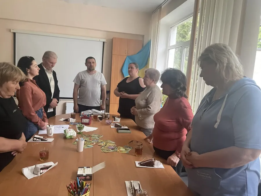 Завершенням заняття стало спільне створення казки про мир в Україні