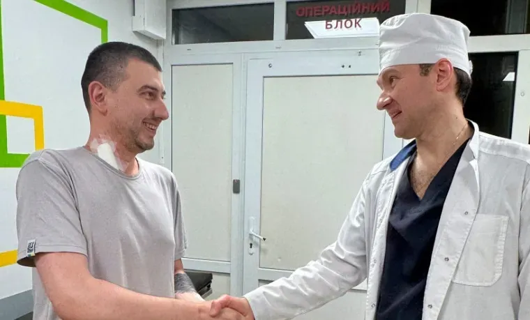 На сьомий день після операції Андрія виписали додому без жодних симптомів ішемії