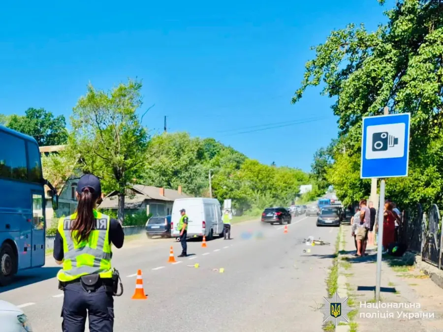 Внаслідок отриманих травм велосипедист загинув на місці події