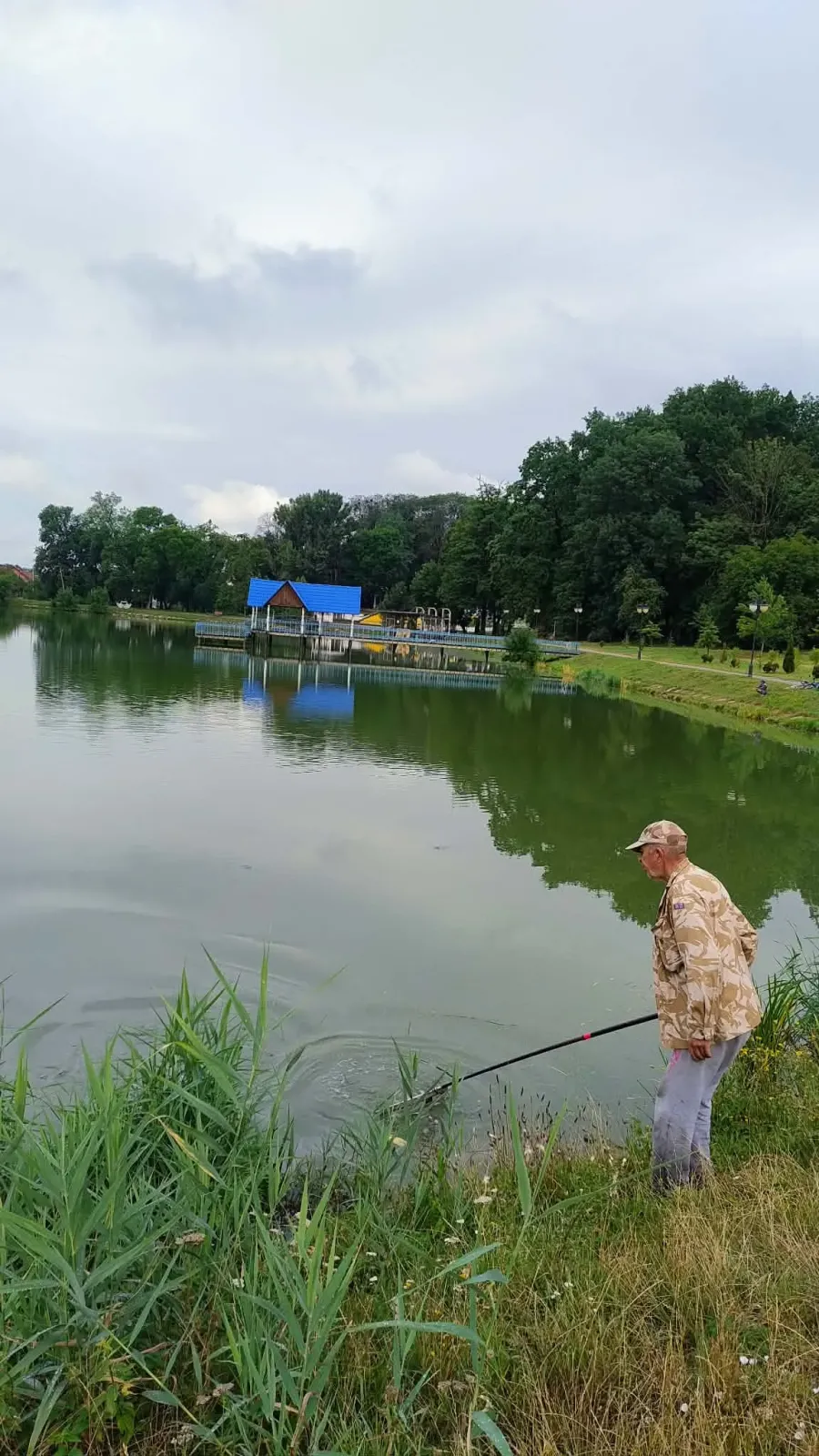 Рибалки допомагають виловлювати тушки птахів. Фото: "Вікна"